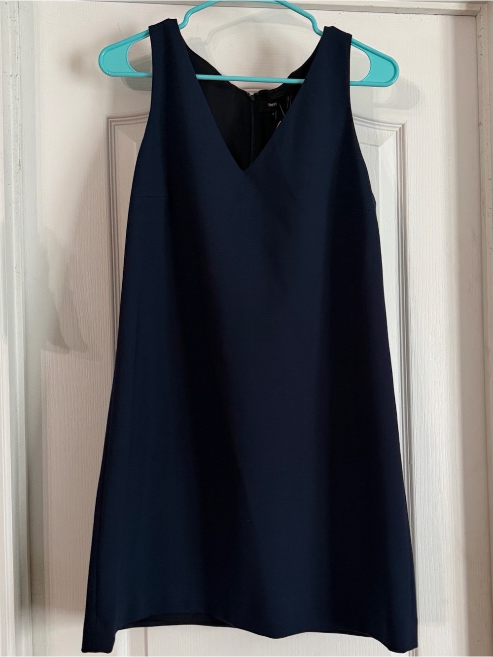 Theory Shift Mini Dress in Navy NWT